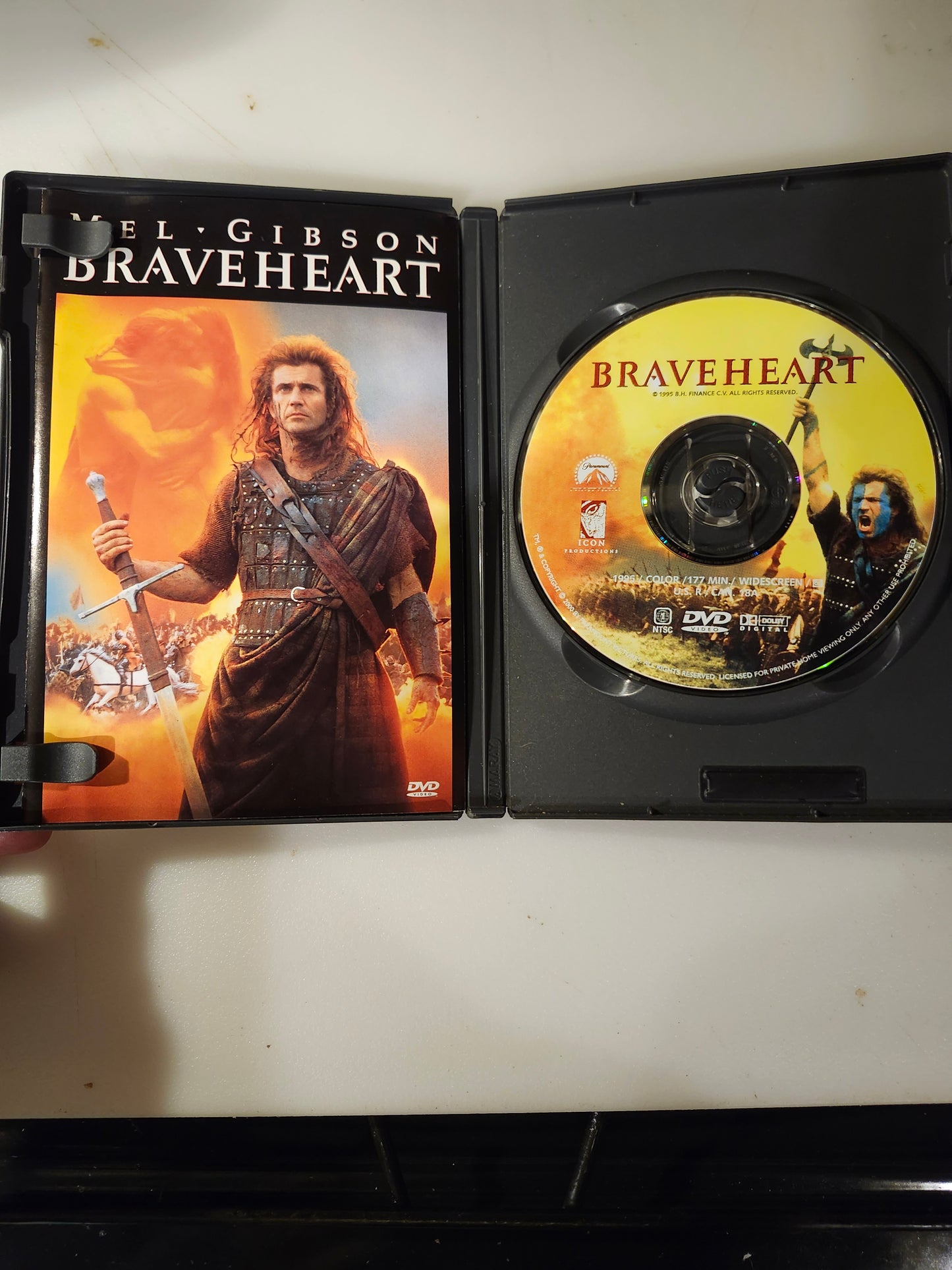 BRAVEHEART (1995 DVD)