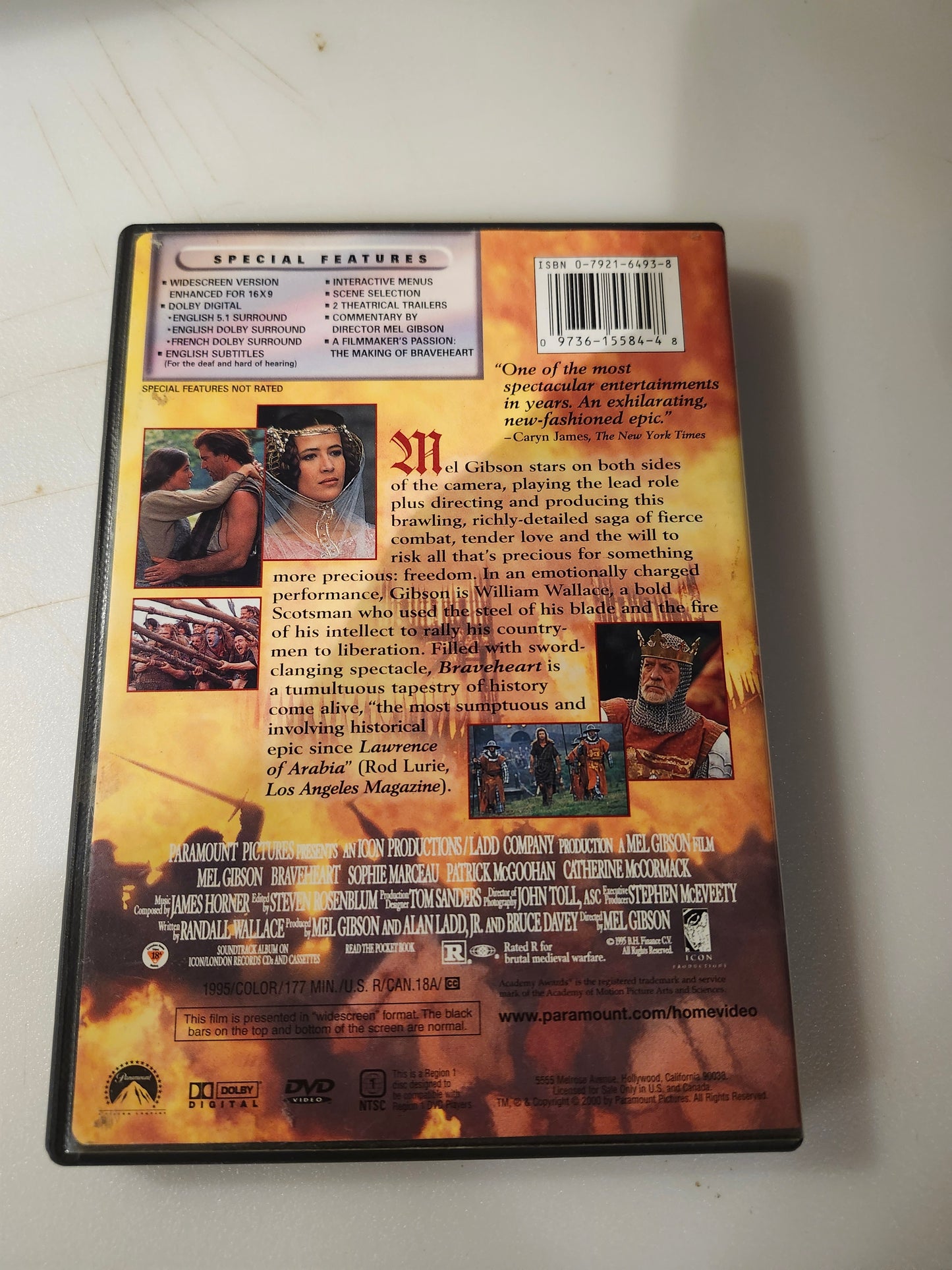 BRAVEHEART (1995 DVD)